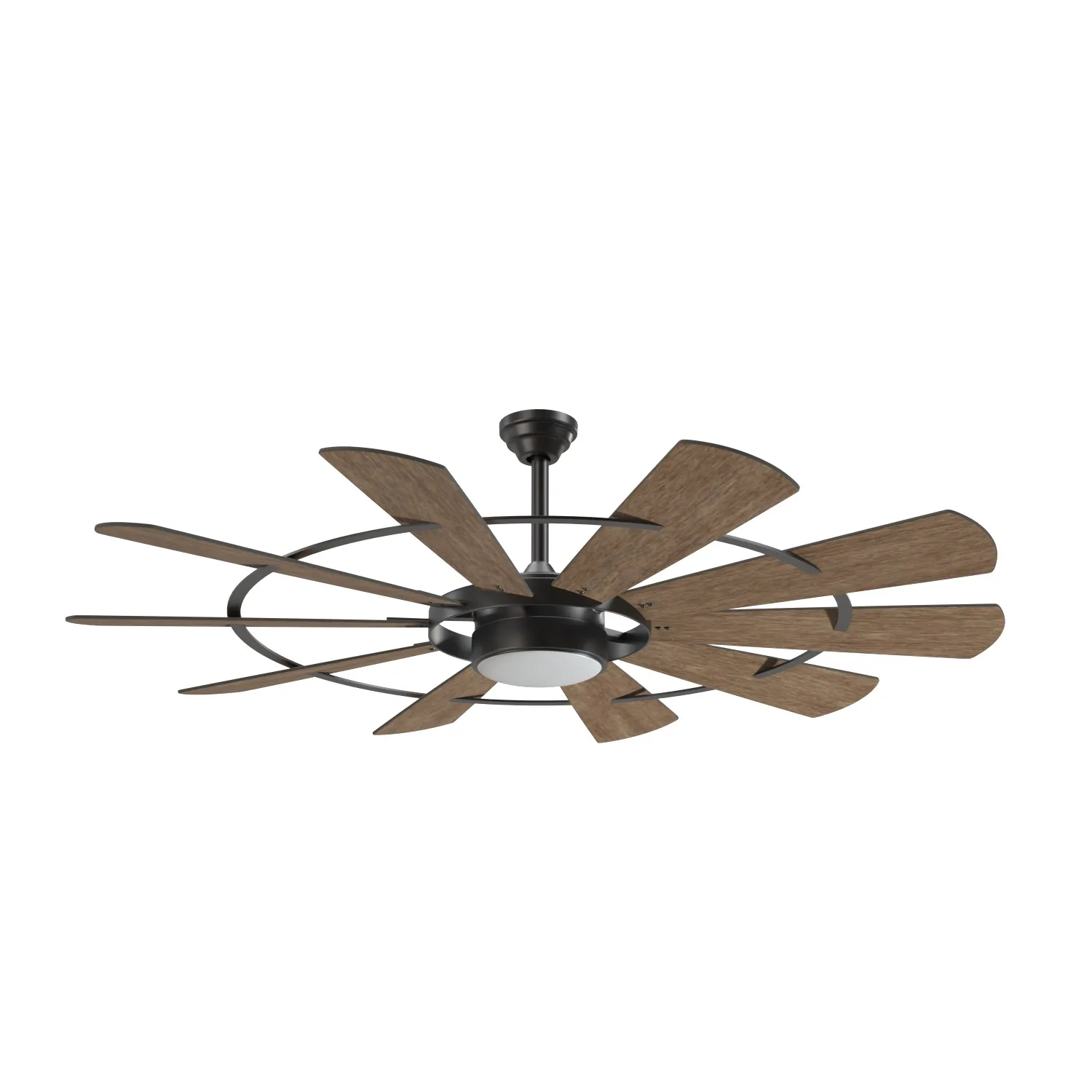 Henderson Integrated LED Indoor Ceiling Fan with Light PBR 3D Model_01